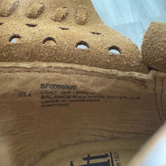 Sofft Bristow Ankle Booties Laser Cut Suede Leather Brown Bohemian Size 6‎ - Picture 8 of 8